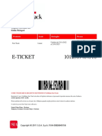 E-Ticket 1012309484510: Acquisto Effettuato Da: Giulia Melegari