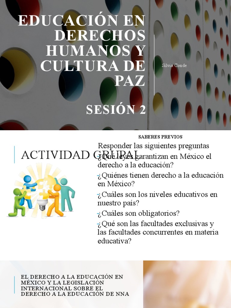 Derecho a la Educación en México | PDF | Invalidez | Derechos de los niños