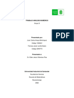 Trabajo Numerico Splines