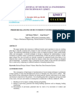 Pressure Balancing of Duct For Duct Extr