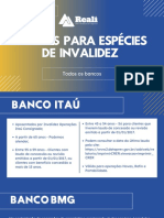 Regras para Espécies de Invalidez 27.05