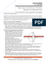 CGAP Donor Brief The Impact of Microfinance Jul 2003