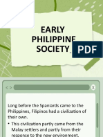 Early Philippine Society