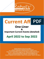 One Liner April 2022 To Sep 2022