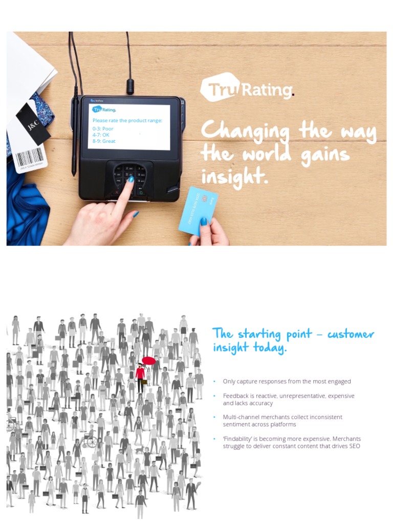 TruRating: Real-Time Customer Insights | PDF | Analytics | Point Of Sale