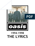 Oasis The Lyrics (1994-1998)