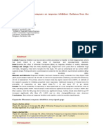 Bhramari and Response Inhibition