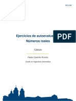 Números Reales - Autoevaluación