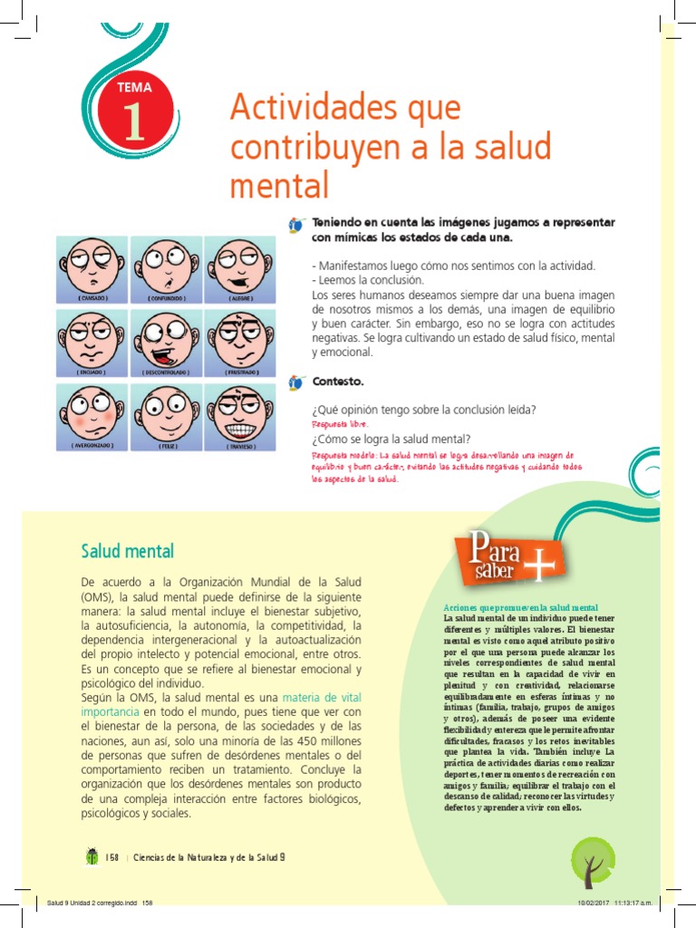 Promoción de la Salud Mental Integral | PDF | Salud mental | Mente