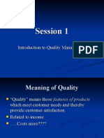Quality PLNG Control Imp, Benchmarking SD