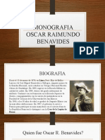 Monografia Oscar Raimundo Benavides