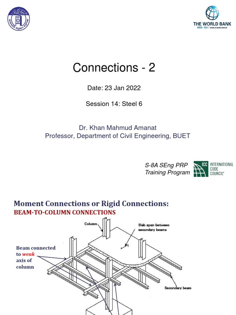 S 14 Steel 6 Connections 2 | PDF | Beam (Structure) | Buckling