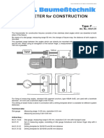Fisurometro P 064.01 Fissurometer F en