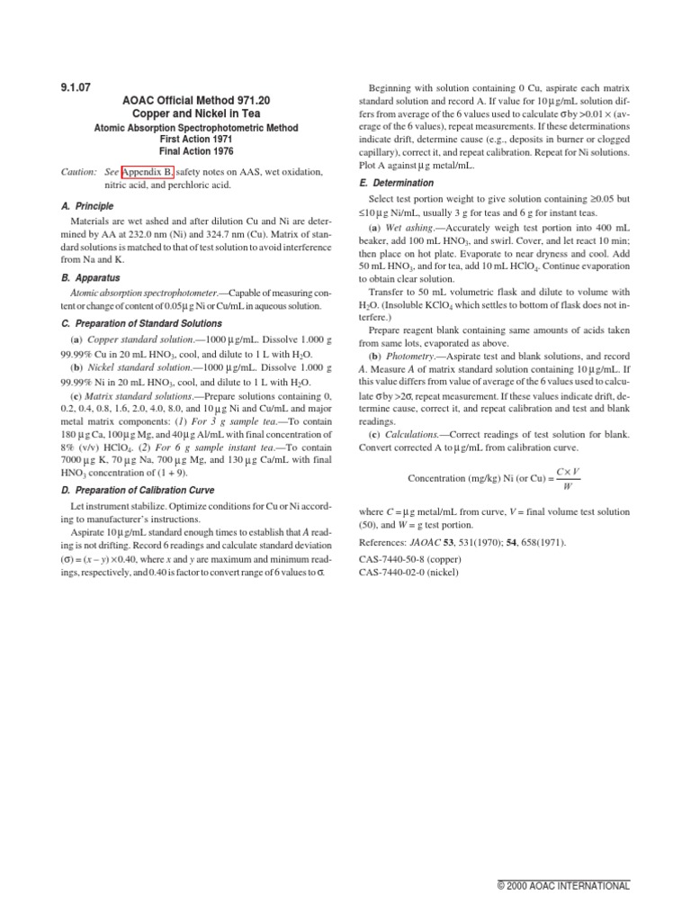 AOAC971_20 PDF Nitric Acid Nickel