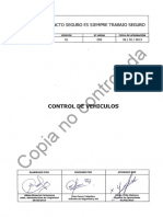 Pges-Seg-006 Control de Vehiculos