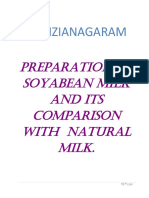 Comparison of Curd Formation in Natural Milk vs Soy Milk