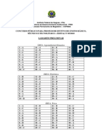 Gabarito Preliminar Corrigido