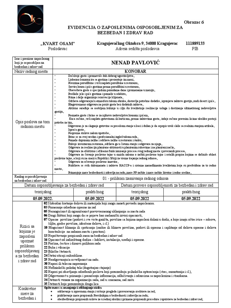 Nenad Pavlović KONOBAR PDF