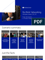 Re-Think Networking: Windows Server 2012 R2