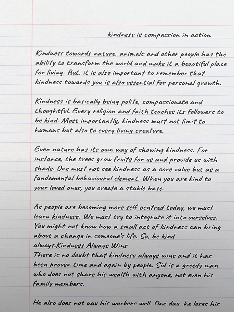kindness-essay-pdf
