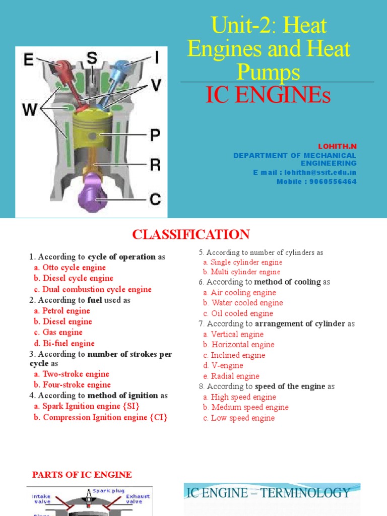 Ic Engine PDF Internal Combustion Engine Diesel Engine