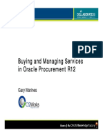 R12 Buying and Managing Complex Work With Procurement