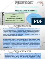 Modernización de La Gestión Pública en El Perú. Oficial