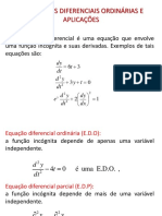 4 equações diferenciais ordinárias e aplicações