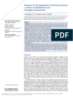 Advances in The Treatment of Anorexia Nervosa