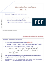 Systèmes Numérique Partie 1