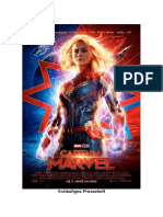 Captain Marvel 2019 Presseheft Deutsch