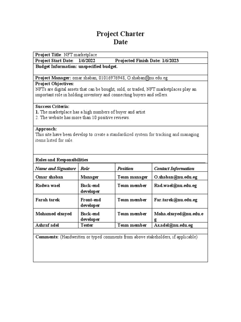 Charter | PDF