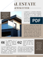 Typographic Real Estate Newsletter
