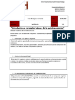 Introducción conceptos básicos química orgánica