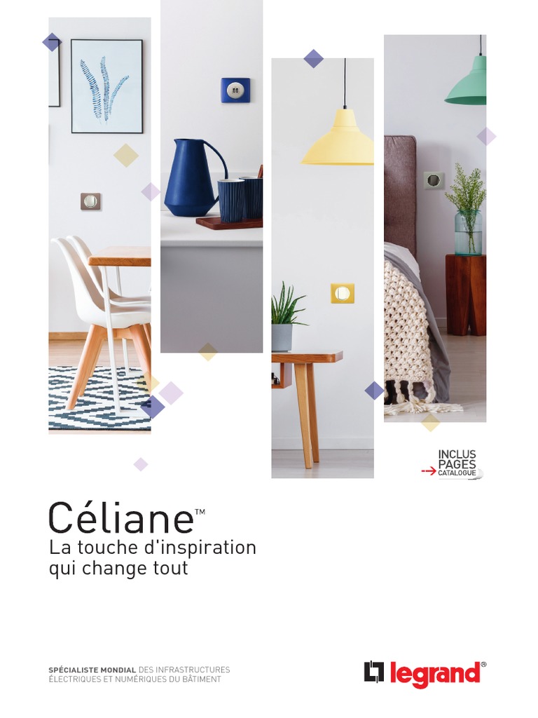 Interrupteur Legrand CELIANE - Interrupteur TACTILE (avec NEUTRE) + Doigt  TITANE