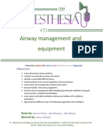 2 - Airway Management and Equipment (Updated)