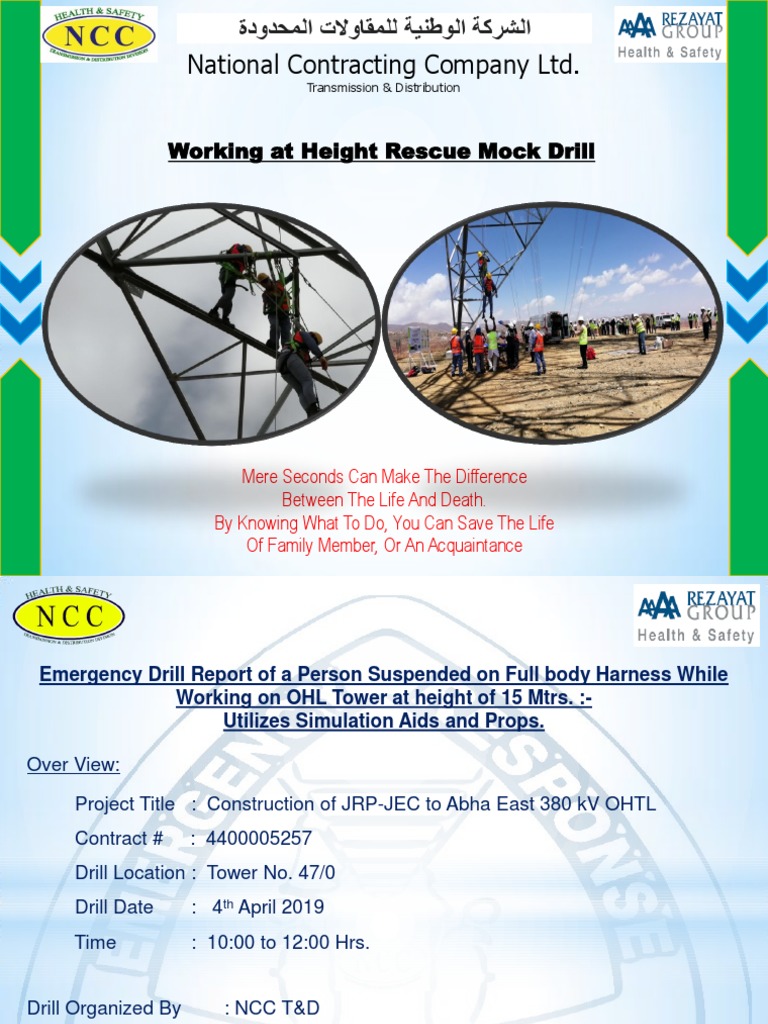 Height Rescue Mock Drill Report | PDF | Emergency Medical Technician ...