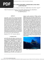 Underwater Wireless-To-Plastic Optical Fiber Communication Systems With A Passive Front End