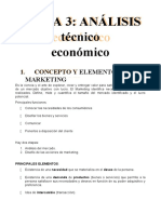 Análisis Técnico-Económico TEMA 3