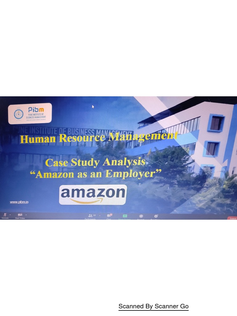 Amazon Case Study PDF