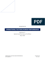 Operational Factors Human Performance - Attachment 11 - Hydraulic Leak Photo (Source FO) - Rel