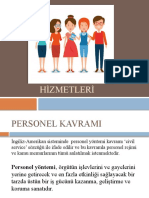 6 - Personel Hizmetlerinin Yonetimi