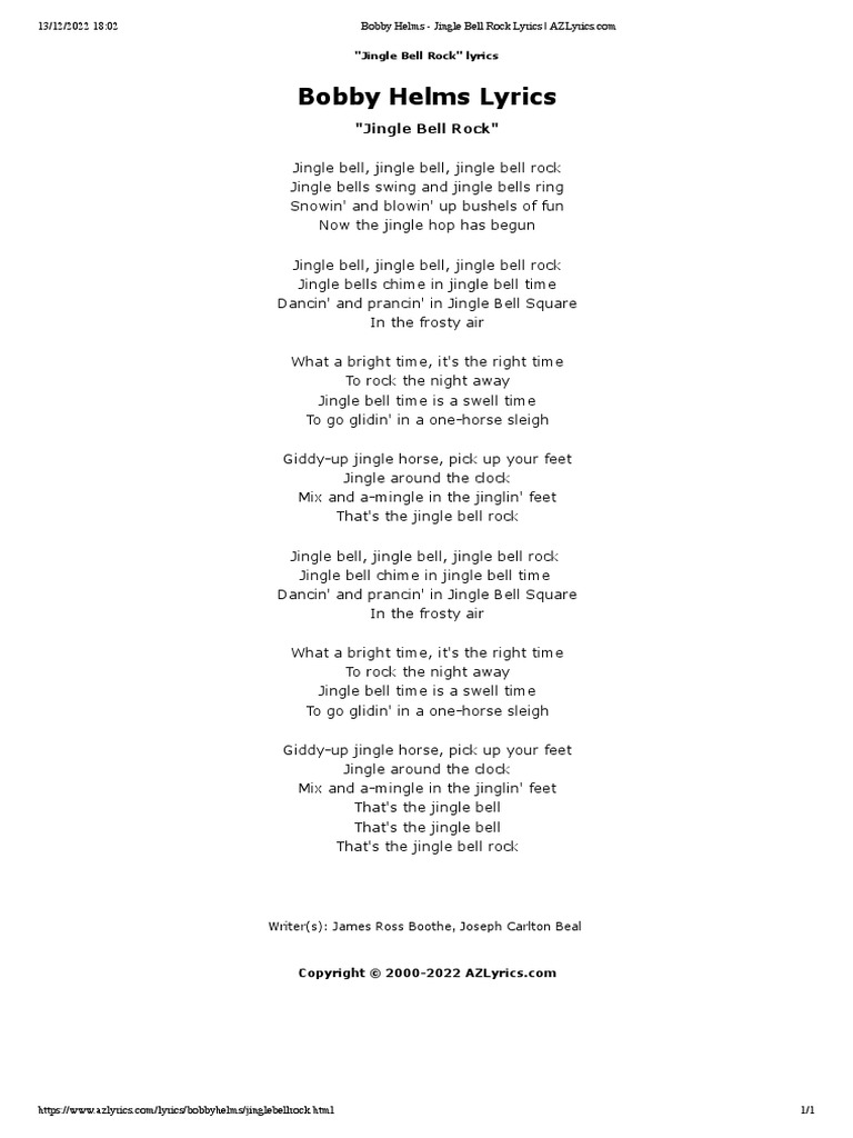 Matisse Banda – Jingle Bell Rock Lyrics