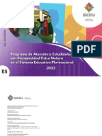 Programa de Atención A Estudiantes Con Discapacidad Física Motora