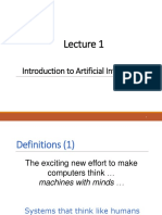 AI Lecture 1