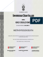 Universidad César Vallejo: Nohely Gonzales Romero