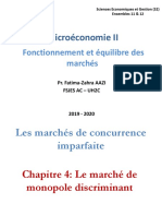 Chapitre 4 - Marché Du Monopole Discriminant