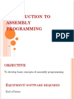 LAB 3 Introduction To Assembly Programming