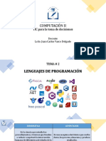 2 Clase - Clasificación de Los Lenguajes de Programacion