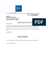 Nota AC-R-026-2022-Al Ing. Mordock Pidiendo Medio de Libre Por Cumpleaños